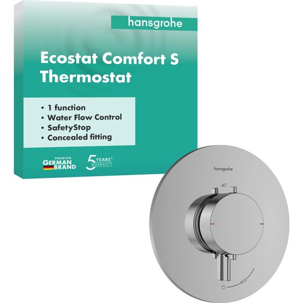 Hansgrohe Termostato Up Ecostat Comfort S Set Prefabbricato 1 Consumatore Cromo-image