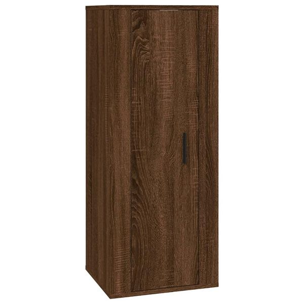 Syfax™ Mobile Porta Tv A Parete Rovere Marrone 40X34,5X100 Cm-image