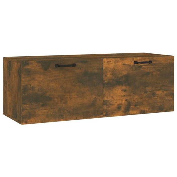 Syfax™ Mobile Pensile Rovere Fumo 100X36,5X35 Cm Legno Multistrato-image