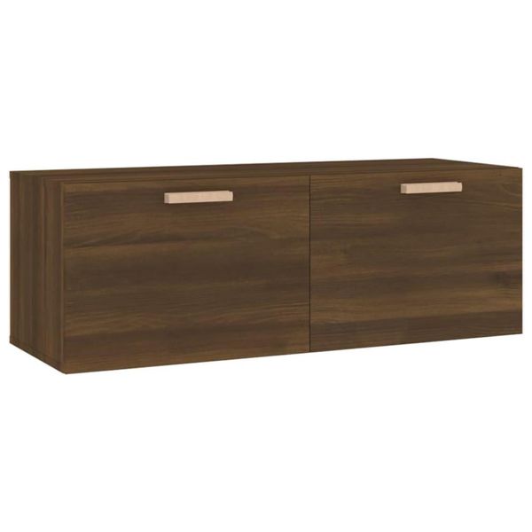 Syfax™ Mobile Pensile Rovere Marrone 100X36,5X35 Cm Legno Multistrato-image