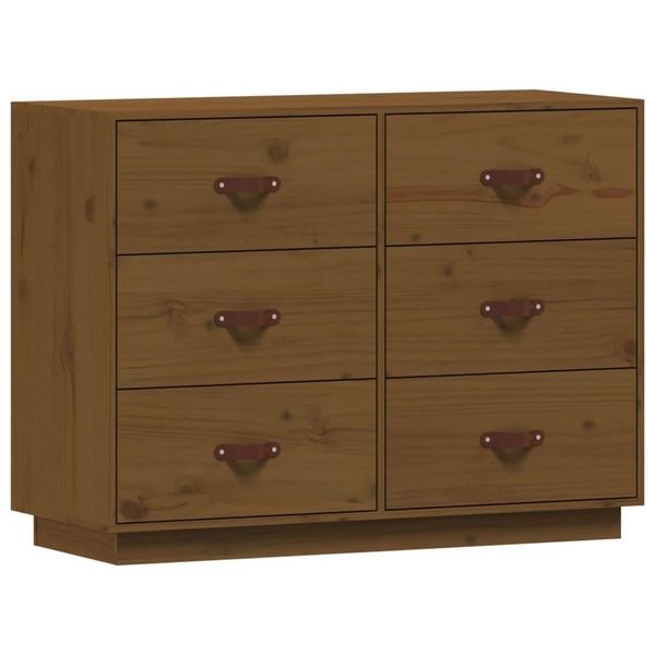 Syfax™ Credenza Ambra 100X40X75 Cm In Legno Massello Di Pino-image