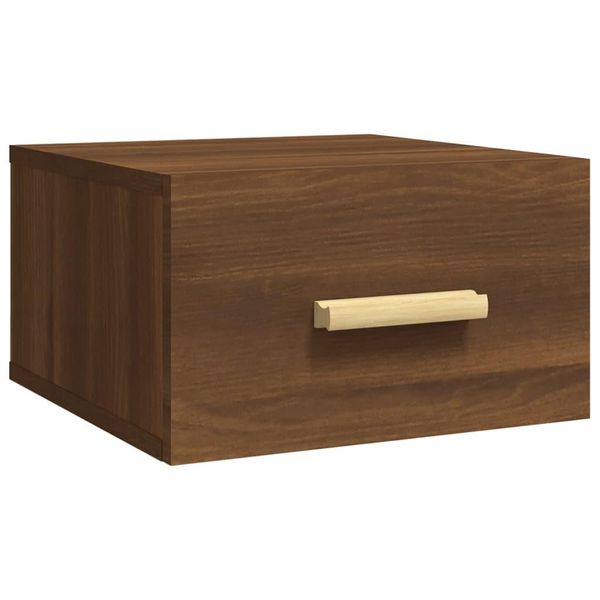 Syfax™ Comodino A Muro Rovere Marrone 35X35X20 Cm-image
