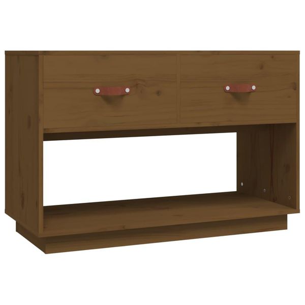 Syfax™ Mobile Porta Tv Ambra 90X40X60 Cm In Legno Massello Di Pino-image