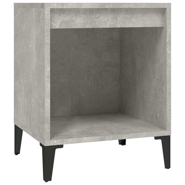 Syfax™ Comodino Grigio Cemento 40X35X50 Cm-image
