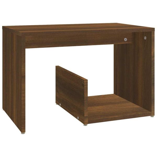Syfax™ Tavolino Rovere Marrone 59X36X38 Cm In Legno Multistrato-image