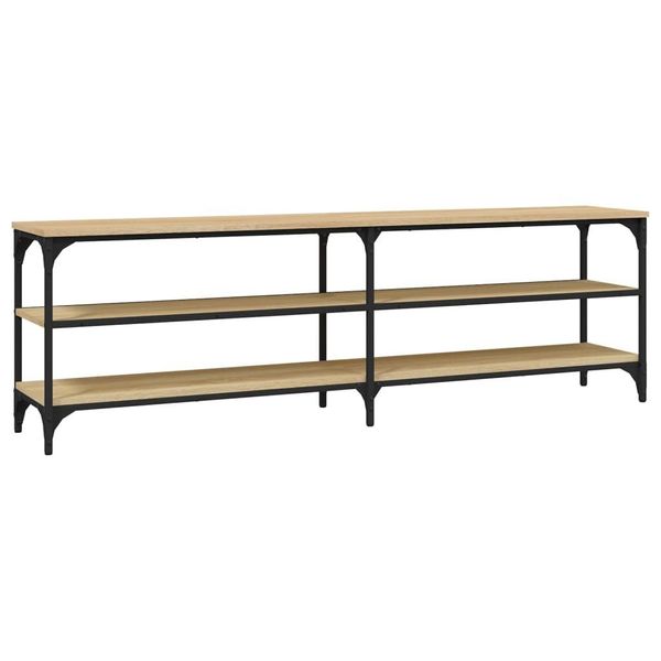 Syfax™ Mobile Porta Tv Rovere Sonoma 160X30X50 Cm In Legno Multistrato-image