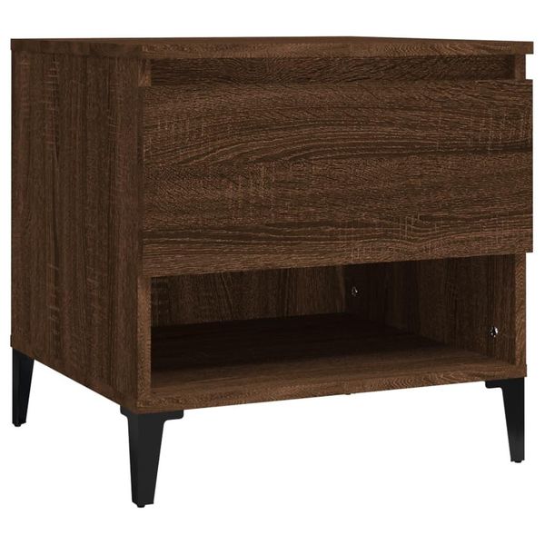 Syfax™ Tavolino Rovere Marrone 50X46X50 Cm In Legno Multistrato-image