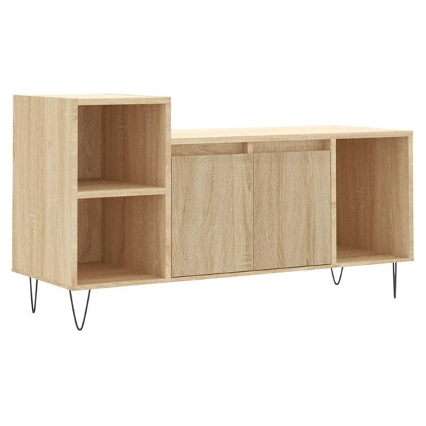 Syfax™ Mobile Per Tv Rovere Sonoma 100X35X55 Cm Legno Multistrato-image