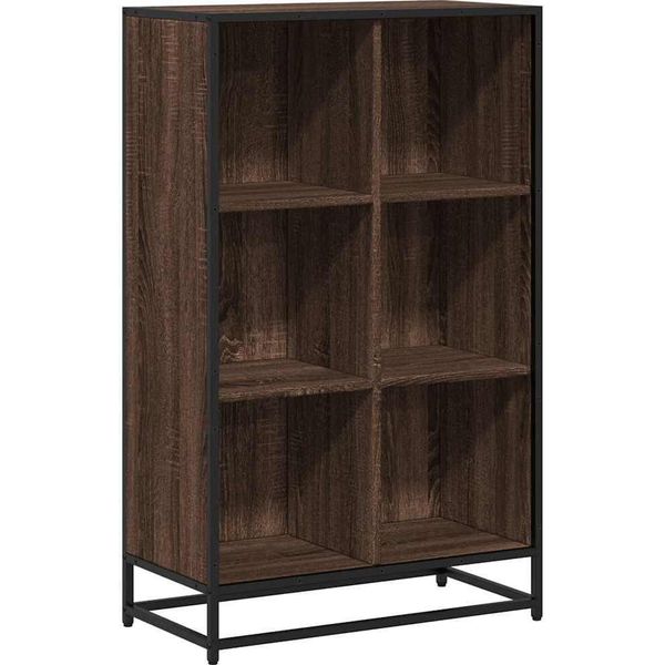 Syfax™ Libreria Rovere Marrone 65,5X33X107,5 Cm In Legno Multistrato-image