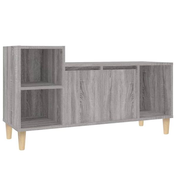 Syfax™ Mobile Tv Grigio Sonoma 100X35X55 Cm In Legno Multistrato-image