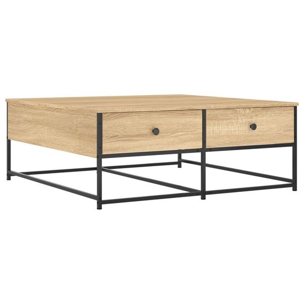 Syfax™ Tavolino Da Salotto Rovere Sonoma 100X99X40Cm Legno Multistrato-image