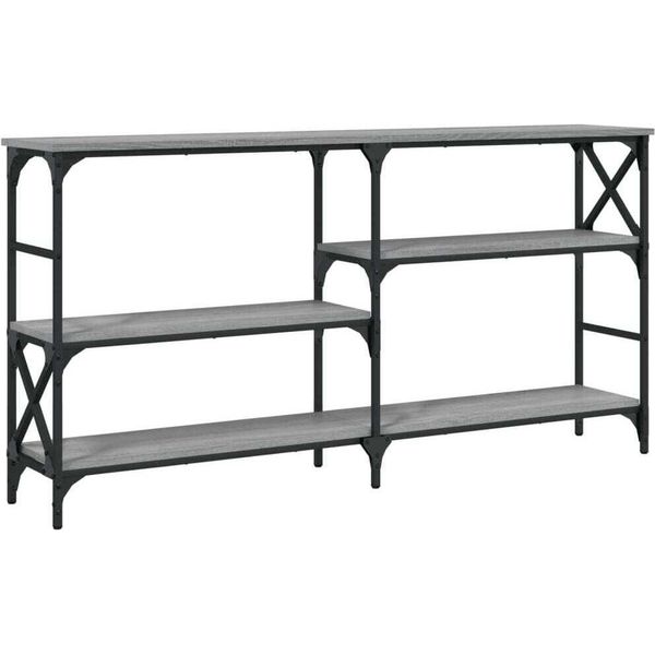 Syfax™ Tavolo Consolle Grigio Sonoma 150X29X76,5 Cm Legno Multistrato-image