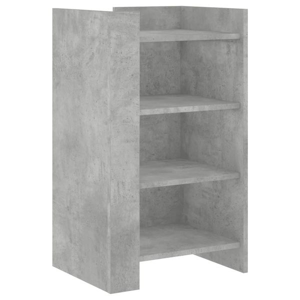 Syfax™ Credenza Grigio Cemento 45X35X75 Cm In Legno Multistrato-image