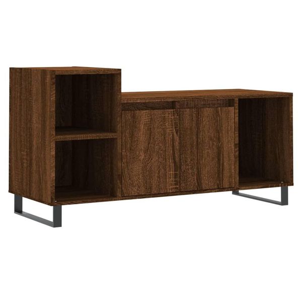 Syfax™ Mobile Tv Rovere Marrone 100X35X55 Cm In Legno Multistrato-image