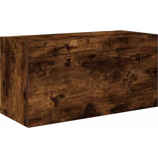 Syfax™ Armadietto Bagno Rovere Fumo 60X25X30 Cm In Legno Multistrato-image