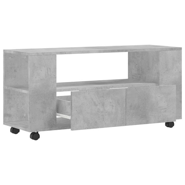 Syfax™ Mobile Porta Tv Grigio Cemento 102X34,5X43Cm Legno Multistrato-image