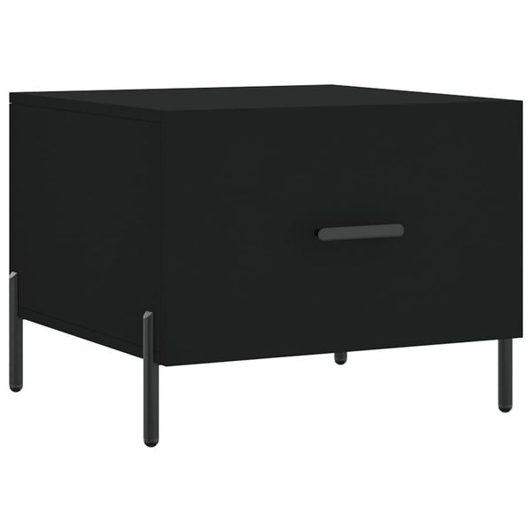 Syfax™ Tavolino Da Salotto Nero 50X50X40 Cm In Legno Multistrato-image