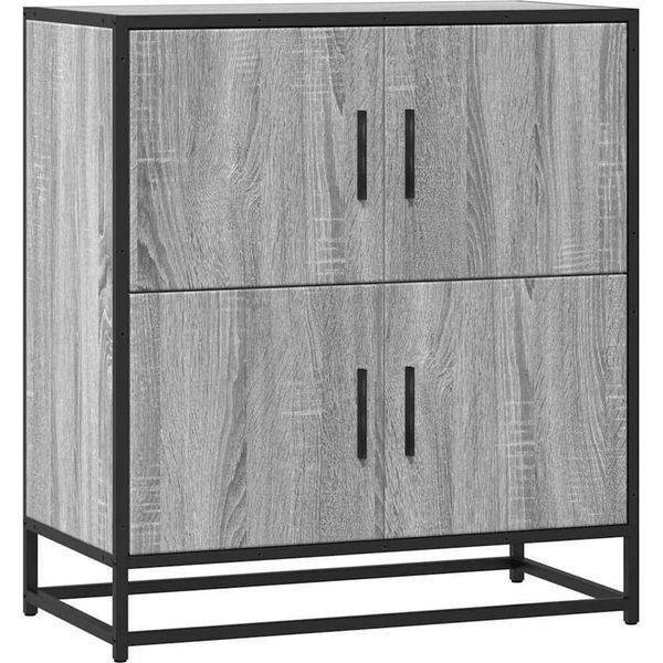 Syfax™ Credenza Grigio Sonoma 68X35X76 Cm In Legno Multistrato-image