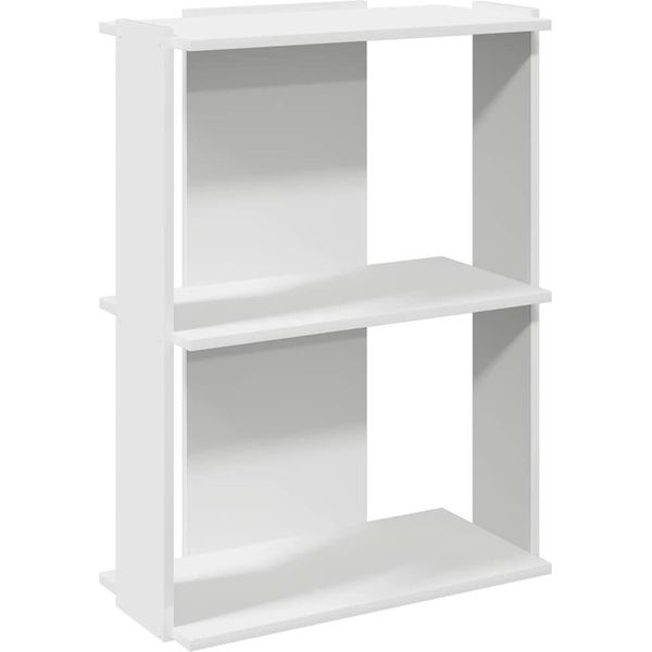 Syfax™ Libreria A 3 Ripiani Bianca 60X30X80 Cm In Legno Multistrato-image