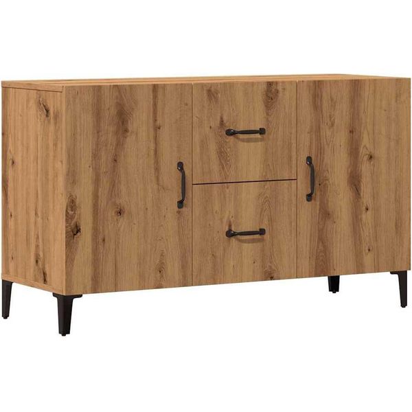 Syfax™ Credenza Rovere Artigianale 100X36X60 Cm In Legno Multistrato-image