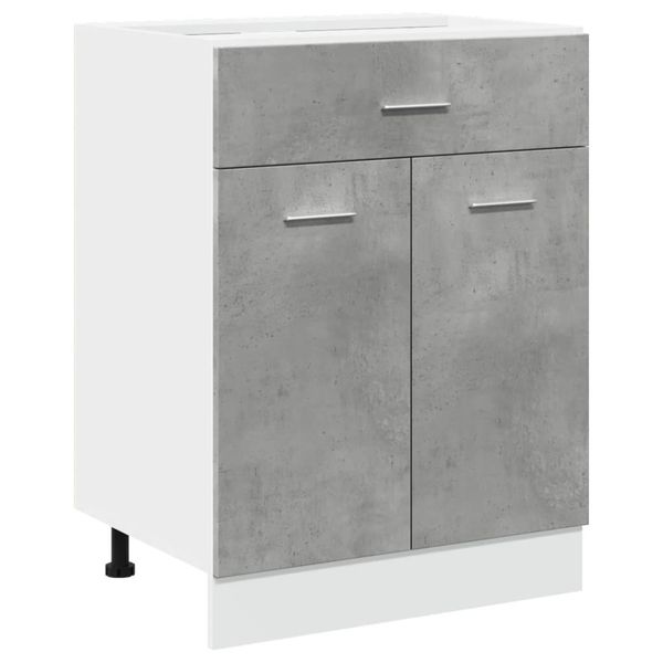 Syfax™ Armadio Inferiore Cassetto “Lyon” Grigio Cemento 60X46X81,5-image