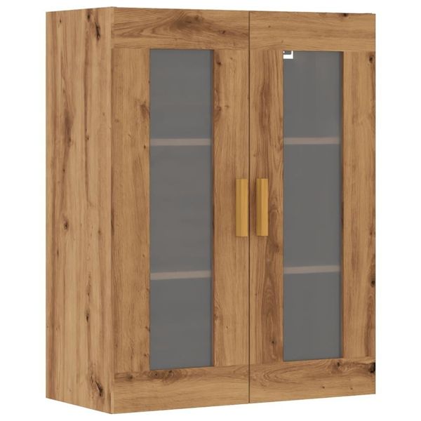 Syfax™ Armadietto Pensile A Parete Rovere Artigianale 69,5X34X90 Cm-image