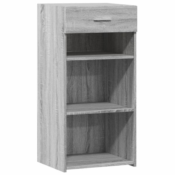 Syfax™ Credenza Grigio Sonoma 45X42,5X93 Cm In Legno Multistrato-image
