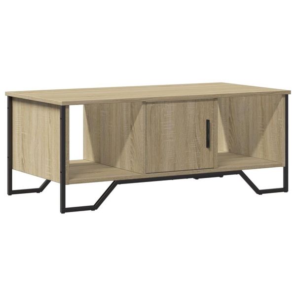 Syfax™ Tavolino Da Salotto Rovere Sonoma 100X51X40Cm Legno Multistrato-image