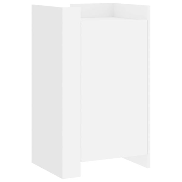 Syfax™ Credenza Bianca 45X35X75 Cm In Legno Multistrato-image
