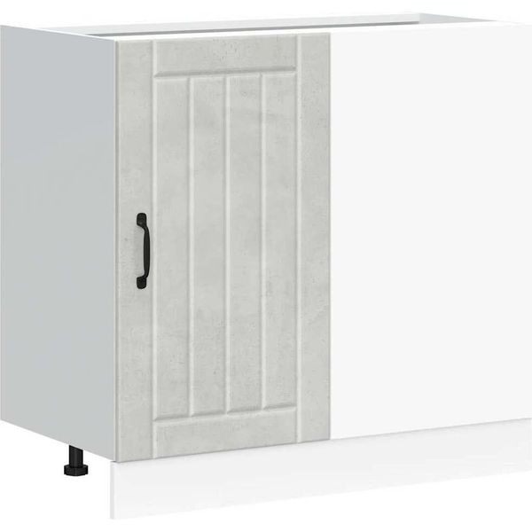 Syfax™ Mobile Base Da Cucina Lucca Grigio Cemento In Legno Multistrato-image