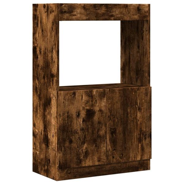 Syfax™ Credenza Rovere Fumo 63X33X100 Cm In Truciolato-image