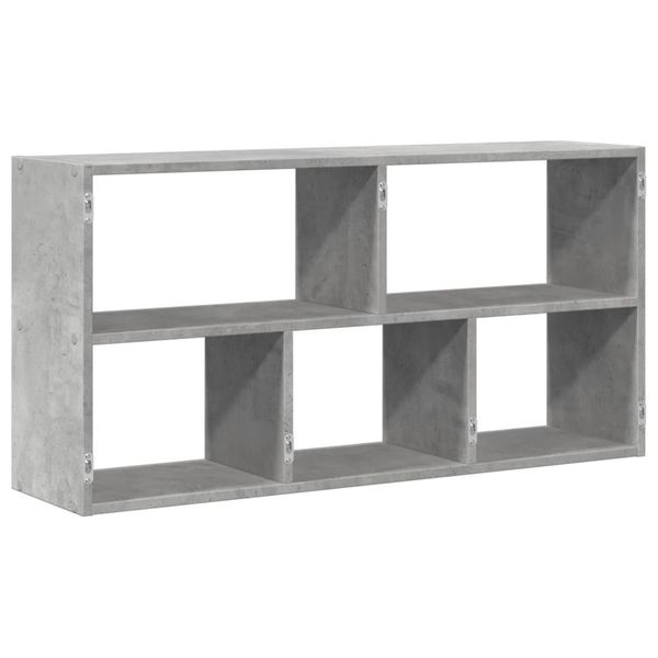 Syfax™ Scaffale A Muro Grigio Cemento 100X25X50 Cm Legno Multistrato-image