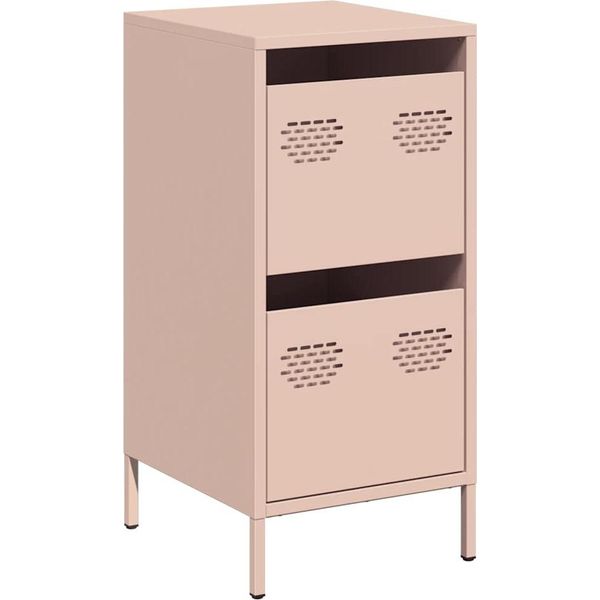Syfax™ Credenza Rosa 35X39X73,5 Cm In Acciaio Laminato A Freddo-image