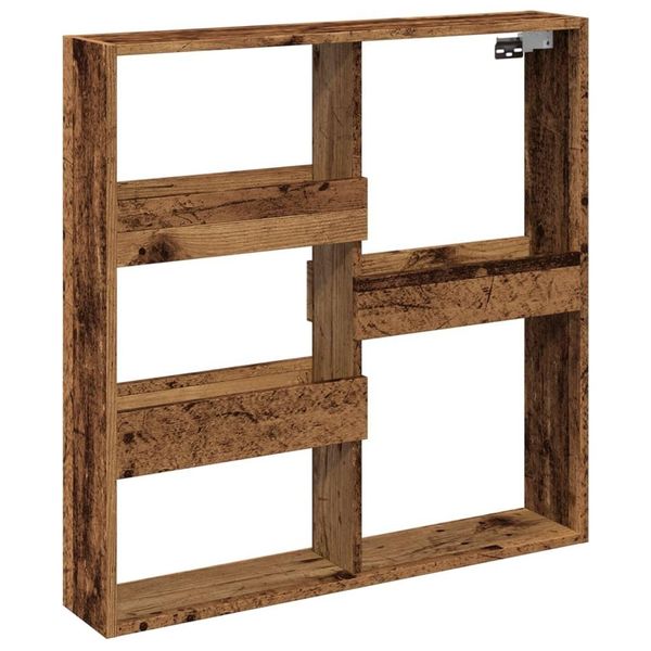 Syfax™ Mobile A Parete Legno Antico 80X15X80 Cm In Legno Multistrato-image