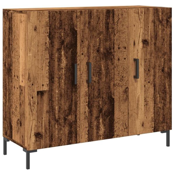 Syfax™ Credenza Legno Antico 90X34X80 Cm In Legno Multistrato-image