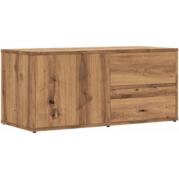Syfax™ Mobile Porta Tv Rovere Artigianale 80X34X35,5 Cm Truciolato-image