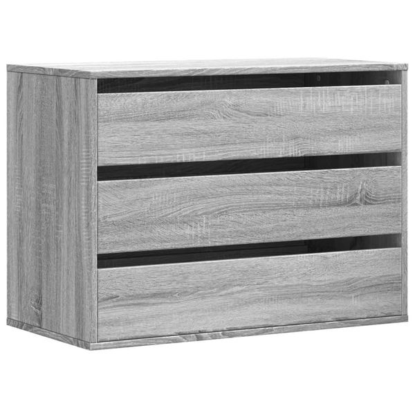Syfax™ Cassettiera Angolare Grigio Sonoma 80X41X58Cm Legno Multistrato-image