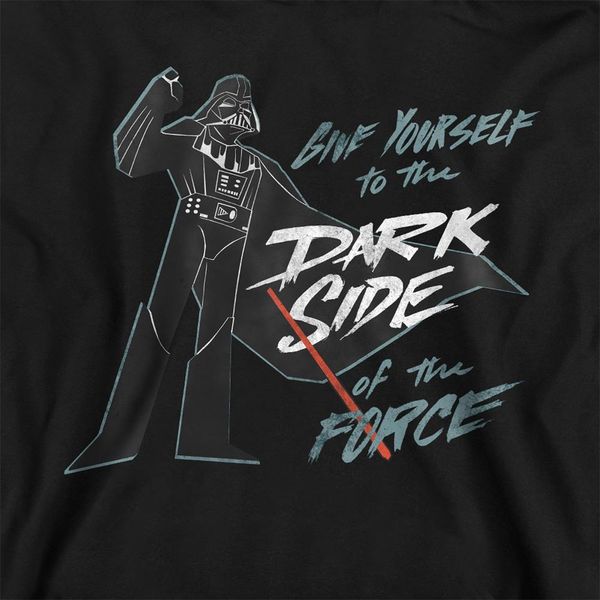 Star Wars - Kapuzenpullover "Give Yourself To The Dark Side"" Per Bambini, Meliert TV22645 (128) (Marine)"-image