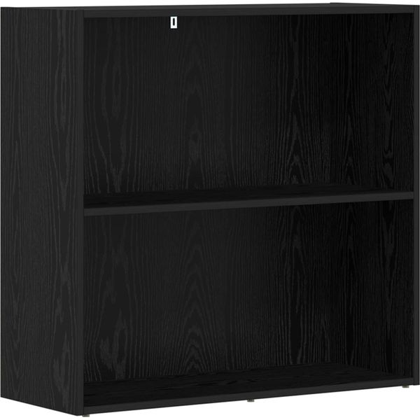 Syfax™ Libreria Rovere Nero 60 X 30 X 76.5 Cm Legno Multistrato-image