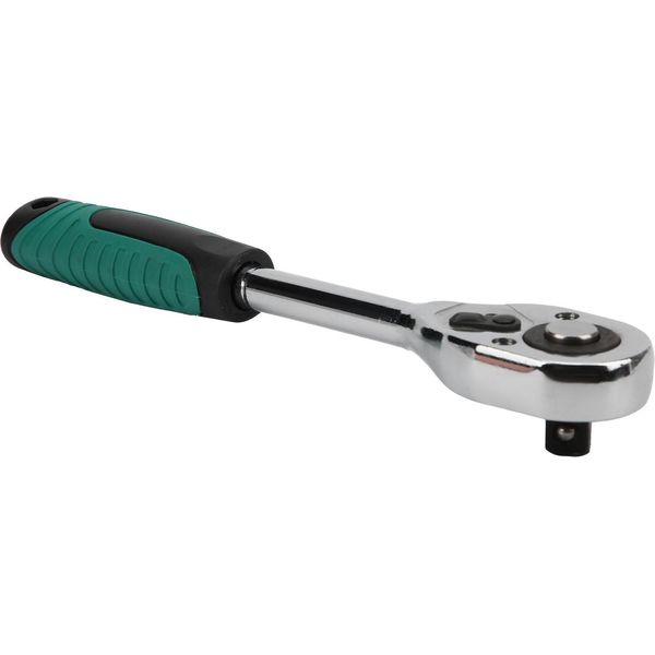 Chiave A Cricchetto 1/2In 2Way Drive A Sgancio Rapido Con Impugnatura Antiscivolo Verde-image