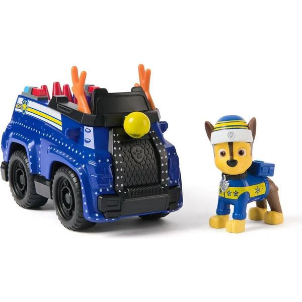 Spin Master Paw Patrol, Autopompa Giocattolo Edizione Natalizia Multicolore-image