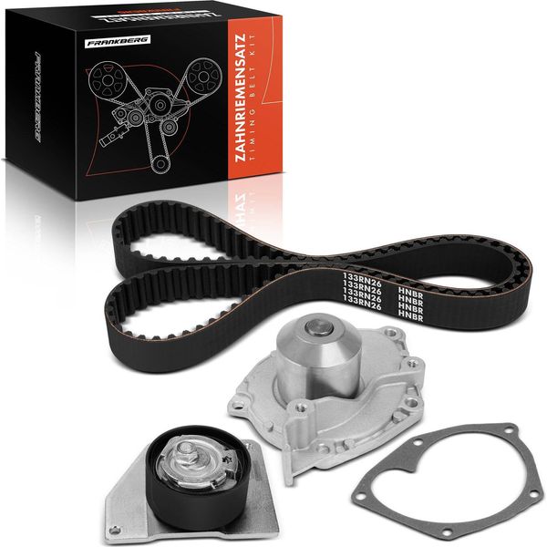 Frankberg 1X Set Di Cinghie Di Distribuzione Cinghia Di Distribuzione Pompa Dell'acqua Per Renault Grand ScéNic Iii Megane Cc-image