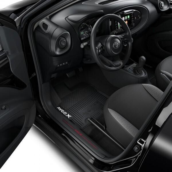 Toyota Aygo X Set Tappetini In Gomma Neri PW210-0H016 Oe-image