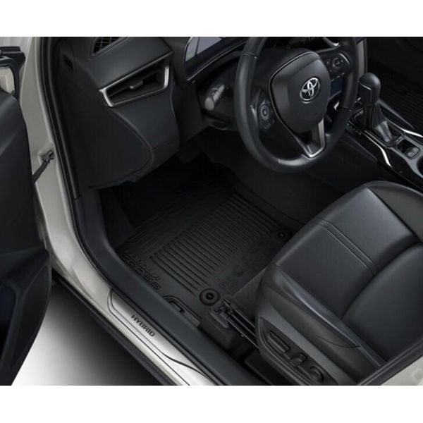 Toyota Corolla Cross Set Di Tappetini In Gomma Originali PW210-16006 Oe-image