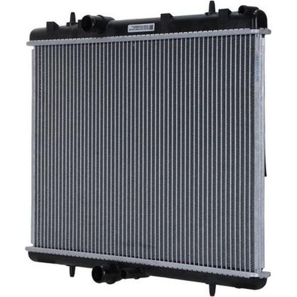 Radiatore Raffreddamento Motore Alette Brasate 380 - 538 Mm Hella Per Peugeot 308 E Altri-image