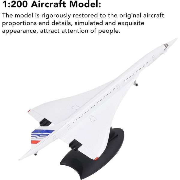 1:200 Diecast Aircraft Model Alloy Home Store Simulato Lifelike Aircraft Toy Decoration Collection-image