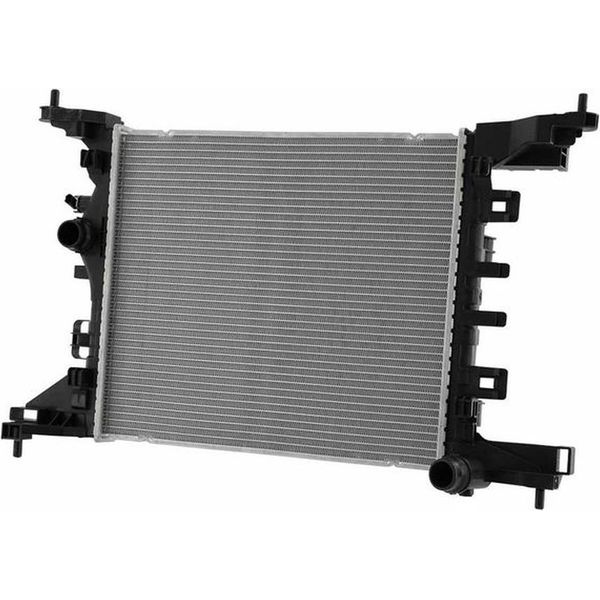 Radiatore Raffreddamento Motore Alette Di Raffreddamento Saldate 470 - 408 Mm Hella Per Opel Meriva E Altri-image