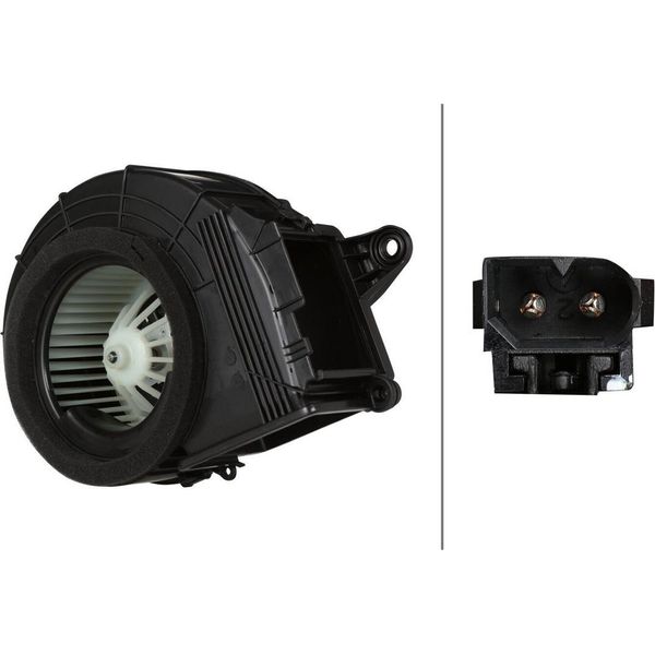 Ventilatore Interno 12 V 276 W A 2 Poli Hella Per MERCEDES-BENZ Vito E Altri Modelli-image