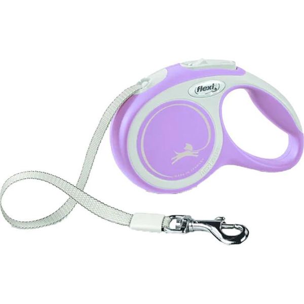 Flexi - Guinzaglio Retrattile Per Cani "New Comfort"", Logo VP10711 (XS-3 M) (Rosa)"-image
