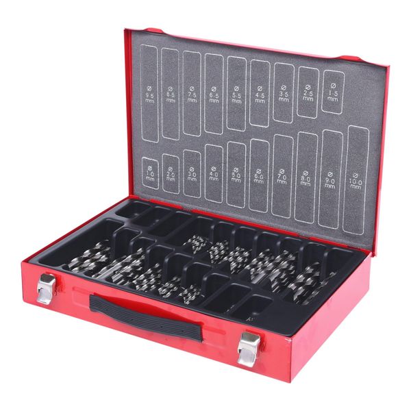 Ks Tools HSS-G Spiralbohrer-Satz, 170-Teilig, 1-10Mm (330.2640)-image